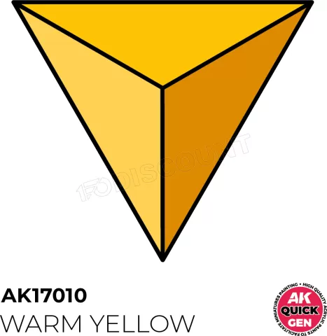 Photo de Ak Interactive Pot de Quick Gen - Warm Yellow (18 ml)