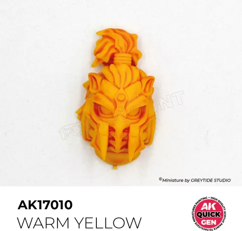 Photo de Ak Interactive Pot de Quick Gen - Warm Yellow (18 ml)