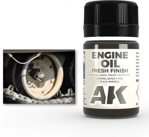 Photo de Ak Interactive Pot d'Enamel Effects - Fresh Engine Oil (35 ml)