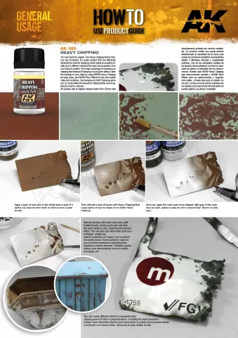 Photo de Ak Interactive Pot d'Enamel Effects - Heavy Chipping Effects (35 ml)