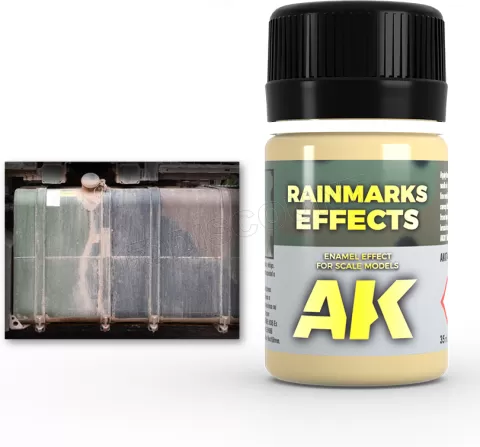 Photo de Ak Interactive Pot d'Enamel Effects - Rainmarks For Nato Vehicles (35 ml)
