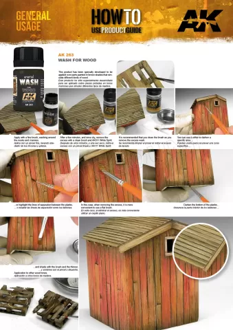Photo de Ak Interactive Pot d'Enamel Effects - Wash for Wood (35 ml)