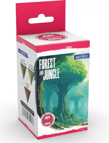 Photo de Ak Interactive Quick Gen - Forest & Jungle (Set 3 Refs)