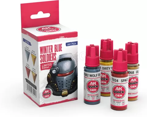 Photo de Ak Interactive Quick Gen - Winter Blue Soldiers (Set 4 Refs)