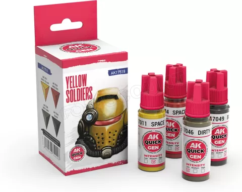 Photo de Ak Interactive Quick Gen - Yellow Soldiers (Set 4 Refs)