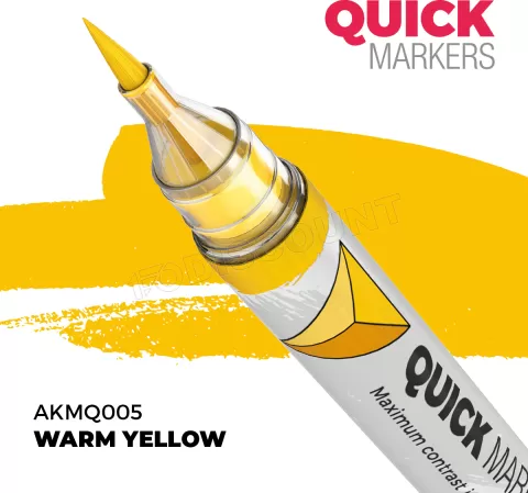 Photo de Ak Interactive - Quickmarker Warm Yellow
