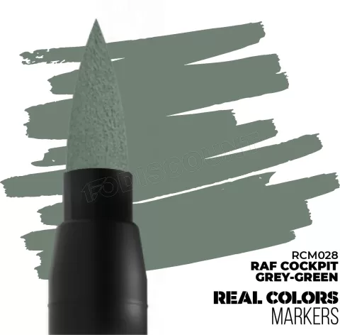 Photo de Ak Interactive - Real Colors Marker Raf Cockpit Grey Green