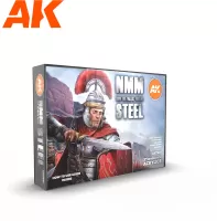 Photo de Ak Interactive Set de Peinture - Non Metallic Metal : Steel