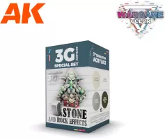 Photo de Ak Interactive Set de Peinture - Wargame Set :  Stone And Rock Effects