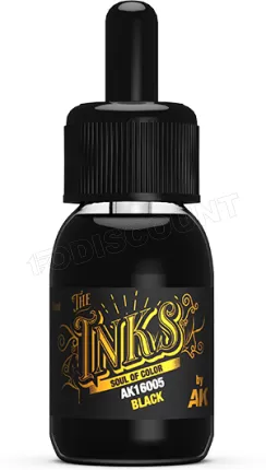 Photo de Ak Interactive Set de : The Inks - Darkness (Set de 3 Ref.)