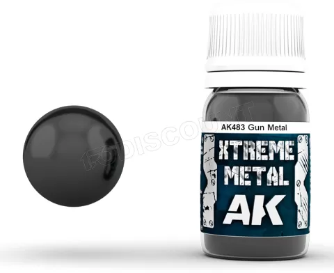 Photo de Ak Interactive - Xtreme Metal : Gun Metal