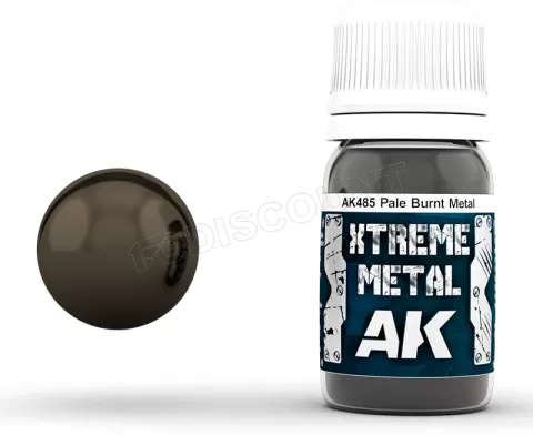 Photo de Ak Interactive - Xtreme Metal : Pale Burnt Metal