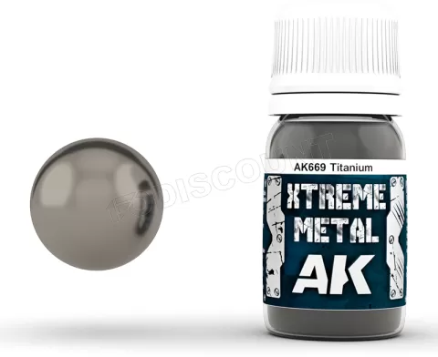 Photo de Ak Interactive - Xtreme Metal : Titanium