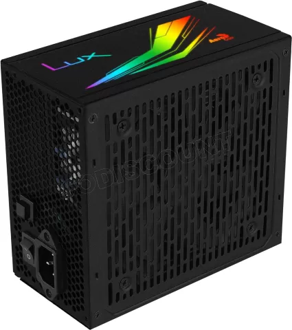 Photo de Alimentation ATX AeroCool Lux M RGB - 750W (Noir)