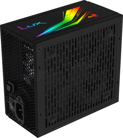 Photo de Alimentation ATX AeroCool Lux RGB - 650W (Noir)