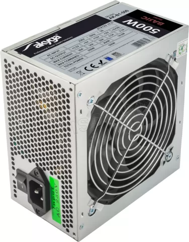 Photo de Alimentation ATX Akyga Basic AK-B1 - 500W (Gris)