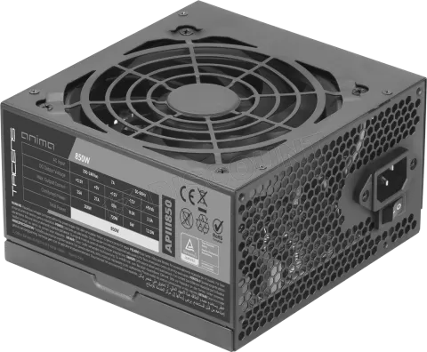 Photo de Alimentation ATX Anima APIII - 850W (Noir)