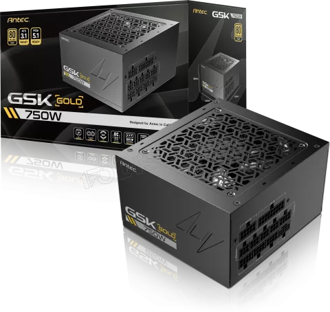 Photo de Alimentation ATX Antec GSK ATX 3.1 - 750W (Noir)