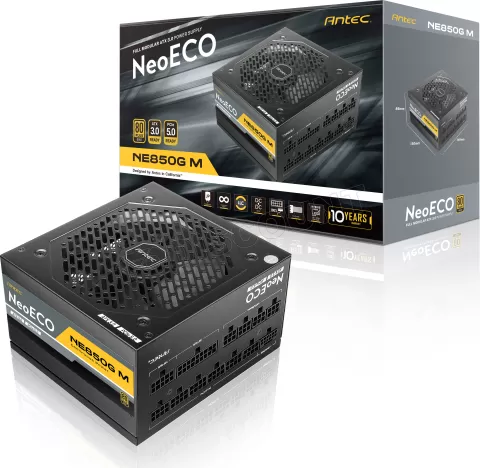 Photo de Alimentation ATX Antec NeoEco Gold - 850W (Noir)