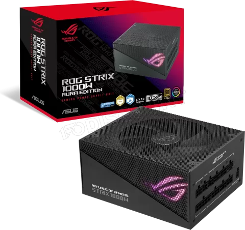 Photo de Alimentation ATX Asus Rog Strix Aura Edition RGB - 1000W (Noir)