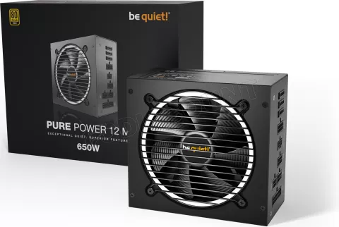 Photo de Alimentation ATX be quiet! Pure Power 12 M - 650W (Noir)