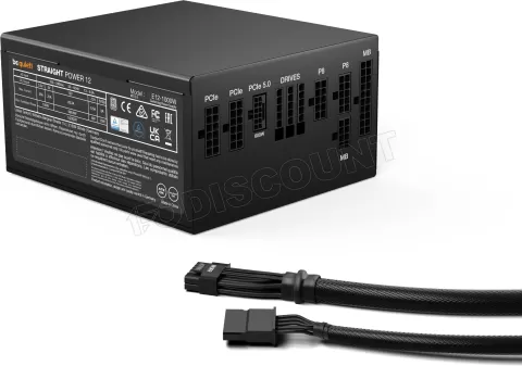 Photo de Alimentation ATX be quiet! Straight Power 12 Platinum - 1000W (Noir)