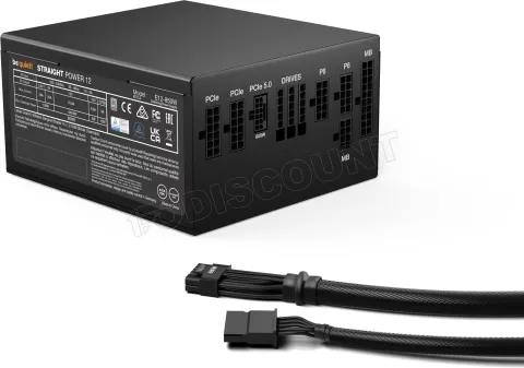 Photo de Alimentation ATX be quiet! Straight Power 12 Platinum - 850W (Noir)