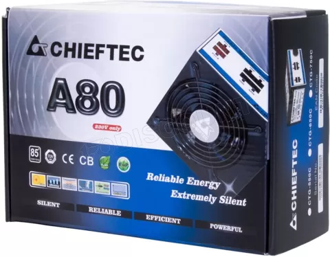 Photo de Alimentation ATX Chieftec A-80 CTG-750C - 750W (Noir)