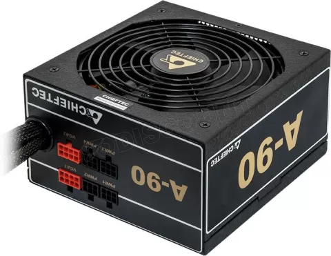 Photo de Alimentation ATX Chieftec A-90 GDP-650C - 650W (Noir)