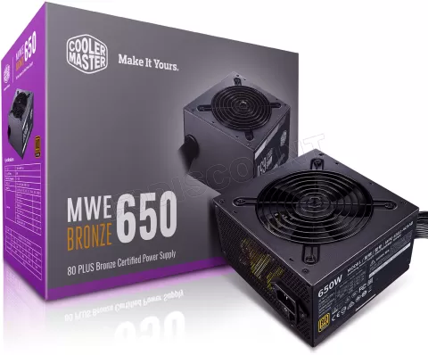 Photo de Alimentation ATX Cooler Master MWE Bronze V2 230V - 650W