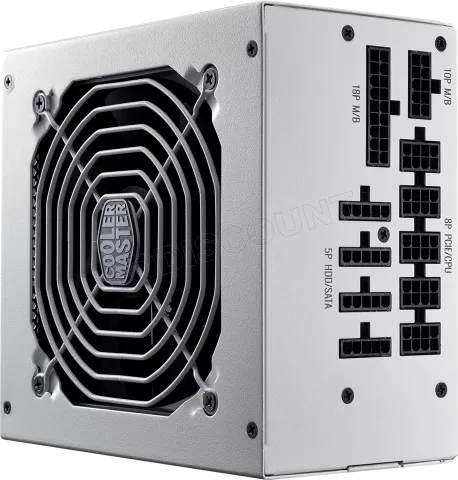 Photo de Alimentation ATX Cooler Master MWE Gold V2 ATX 3.0- 850W (Blanc)