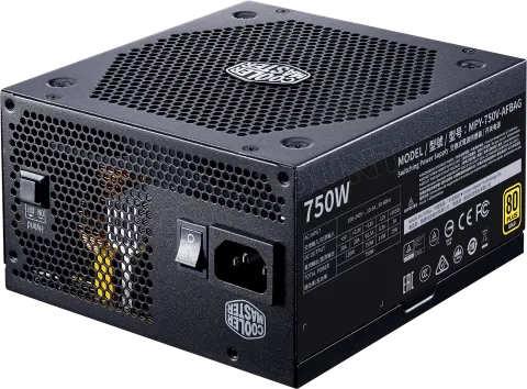 Photo de Alimentation ATX Cooler Master V Gold V2 - 750W (Noir)