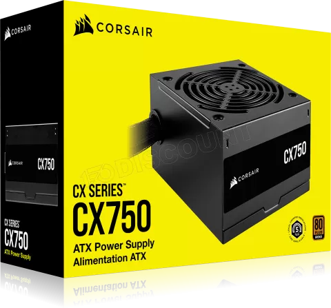 Photo de Alimentation ATX Corsair CX - 750W (Noir)