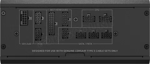 Photo de Alimentation ATX Corsair HXi Shift - 1200W (Noir)