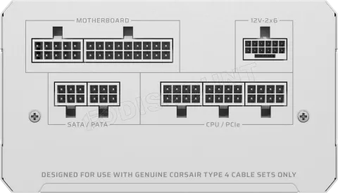 Photo de Alimentation ATX Corsair RMe (2025) - 750W (Blanc)