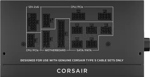 Photo de Alimentation ATX Corsair RMx Shift (2025) - 1000W (Noir)