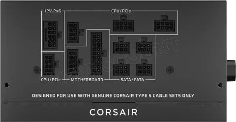 Photo de Alimentation ATX Corsair RMx Shift (2025) - 850W (Noir)