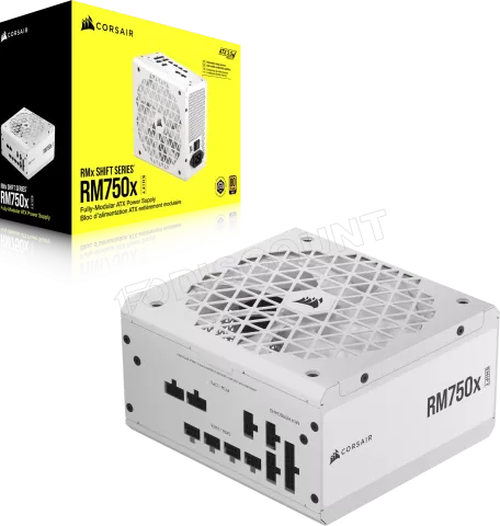 Photo de Alimentation ATX Corsair RMx Shift - 750W (Blanc)