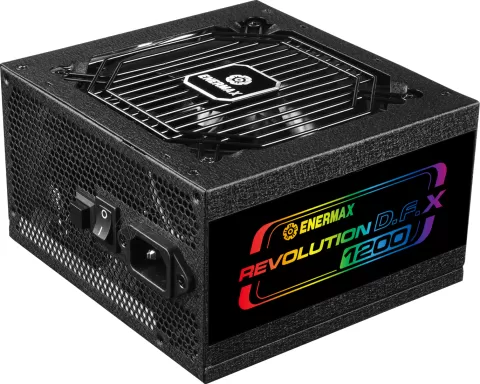 Photo de Alimentation ATX Enermax Revolution D.F. X RGB - 1200W (Noir)