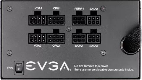 Photo de Alimentation ATX EVGA GQ - 650W (Noir)