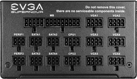 Photo de Alimentation ATX EVGA SuperNova GT - 1300W (Noir)