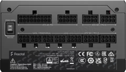 Photo de Alimentation ATX Fractal Design Ion+ 2 - 860W