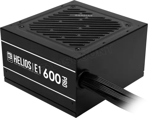 Photo de Alimentation ATX Gamdias Helios E1 Pro - 600W (Noir)