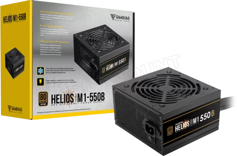 Photo de Alimentation ATX Gamdias Helios M1 - 550W (Noir)