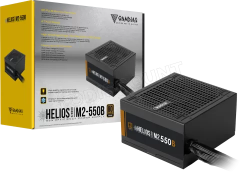 Photo de Alimentation ATX Gamdias Helios M2 - 550W (Noir)
