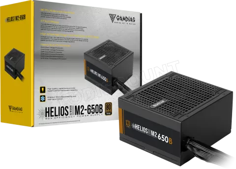 Photo de Alimentation ATX Gamdias Helios M2 - 650W (Noir)