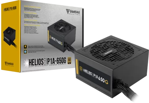 Photo de Alimentation ATX Gamdias Helios P1A - 650W (Noir)