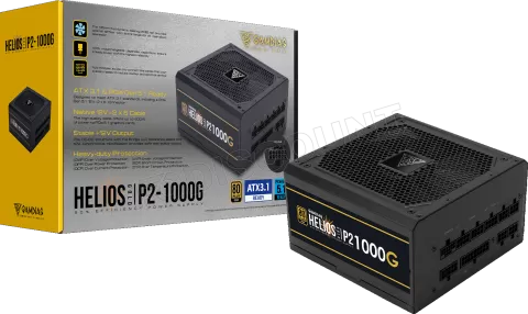 Photo de Alimentation ATX Gamdias Helios P2G - 1000W (Noir)