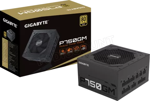 Photo de Alimentation ATX Gigabyte P750GM - 750W (Noir)