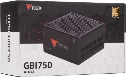 Photo de Alimentation ATX iTek GBI - 750W (Noir)
